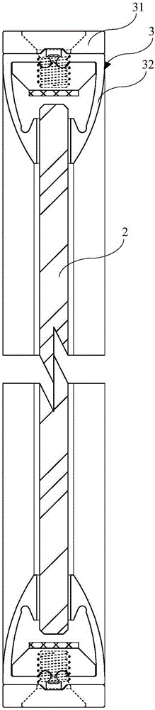 Fastening positioning structure for aluminum alloy door and window