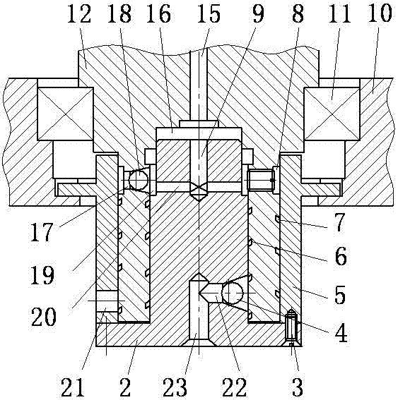 A self-circulating lubrication method and device for a positive and negative alternate rotation vertical reducer