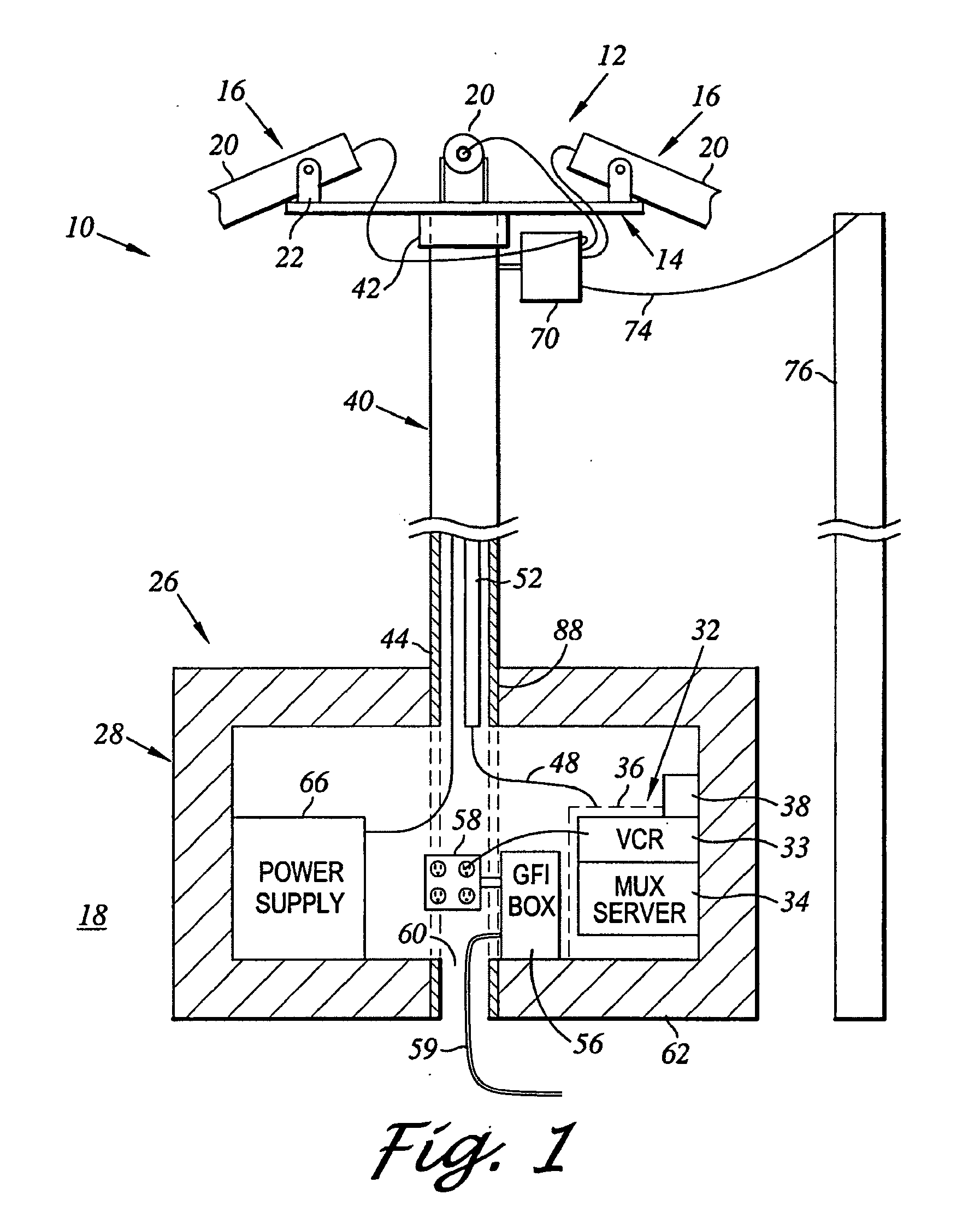 Temporary surveillance system