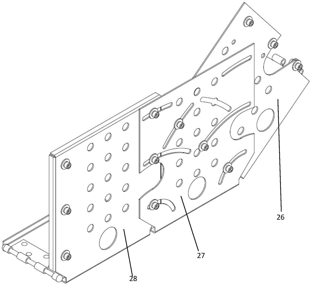 Universal-changing type vehicle end wall for testing rail vehicle end relation