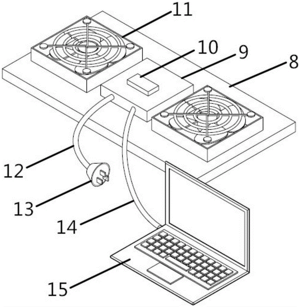 Experimental device for verifying the treatment effect of near-infrared light on Alzheimer's disease and application of the device