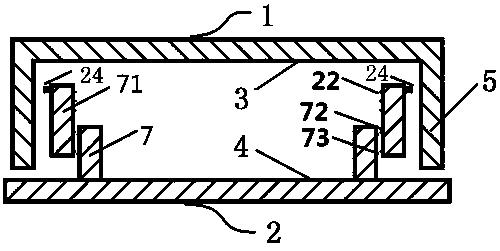 Extrusion-type quantitative easy-to-press criss-cross counting surface sampling culture dish