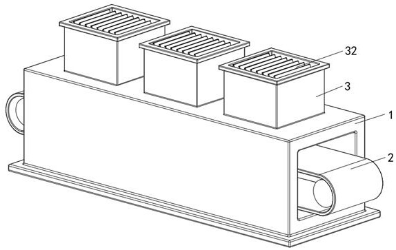 Belt type sludge drying machine with active ventilation function