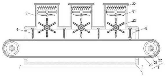 Belt type sludge drying machine with active ventilation function