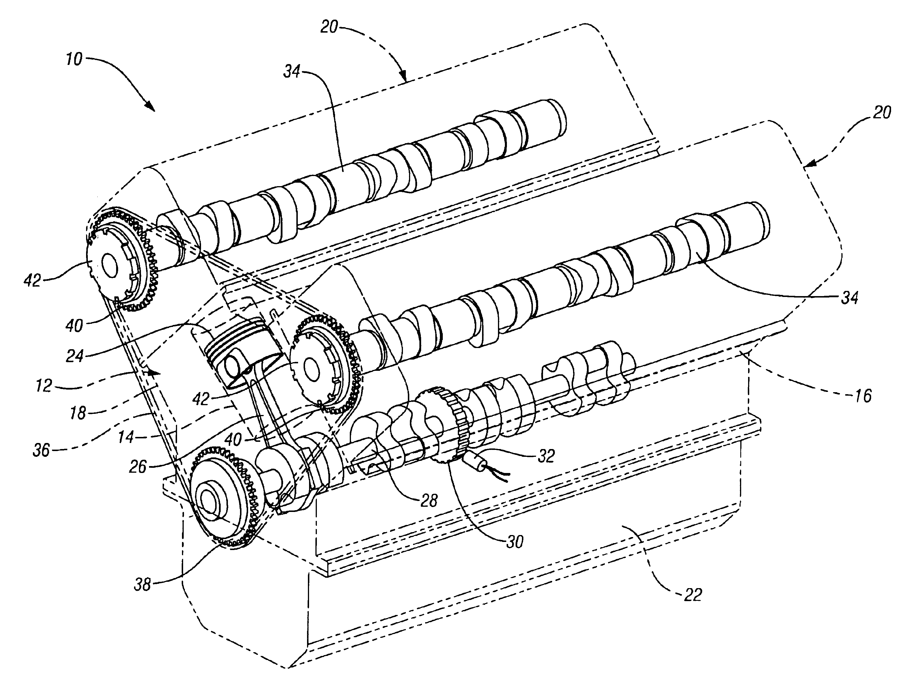 Method for balancing engine cylinder bank output using crankshaft sensing and intake cam phasing