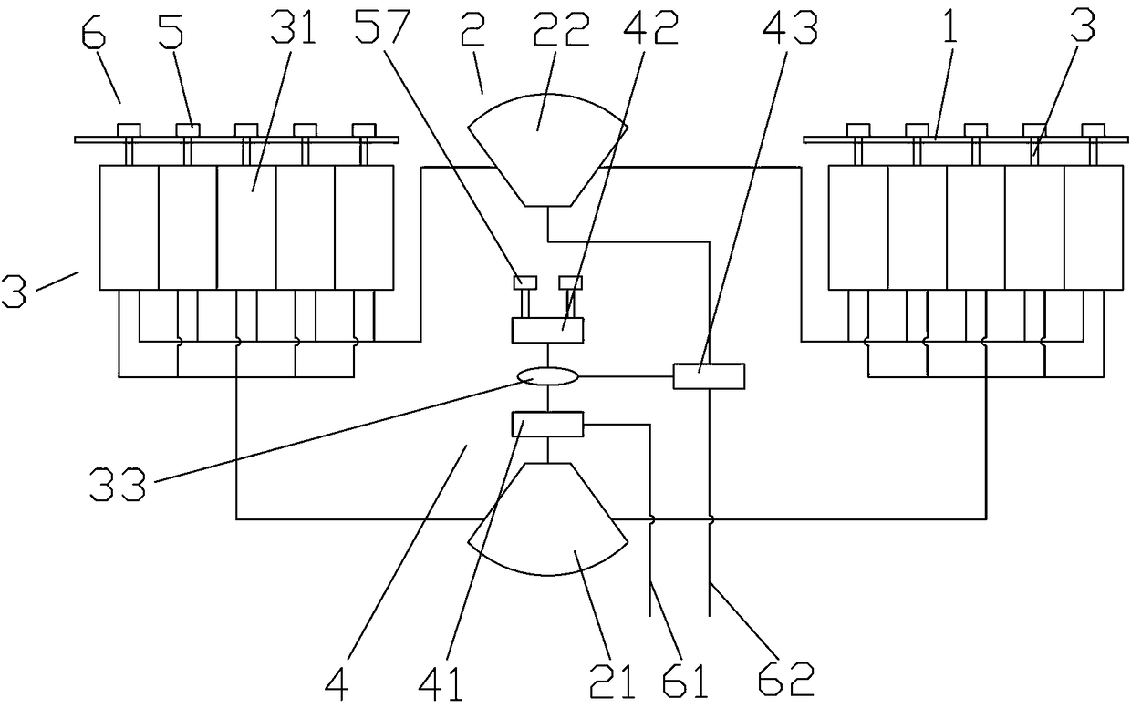 A multi-port frequency-division electronically adjustable antenna