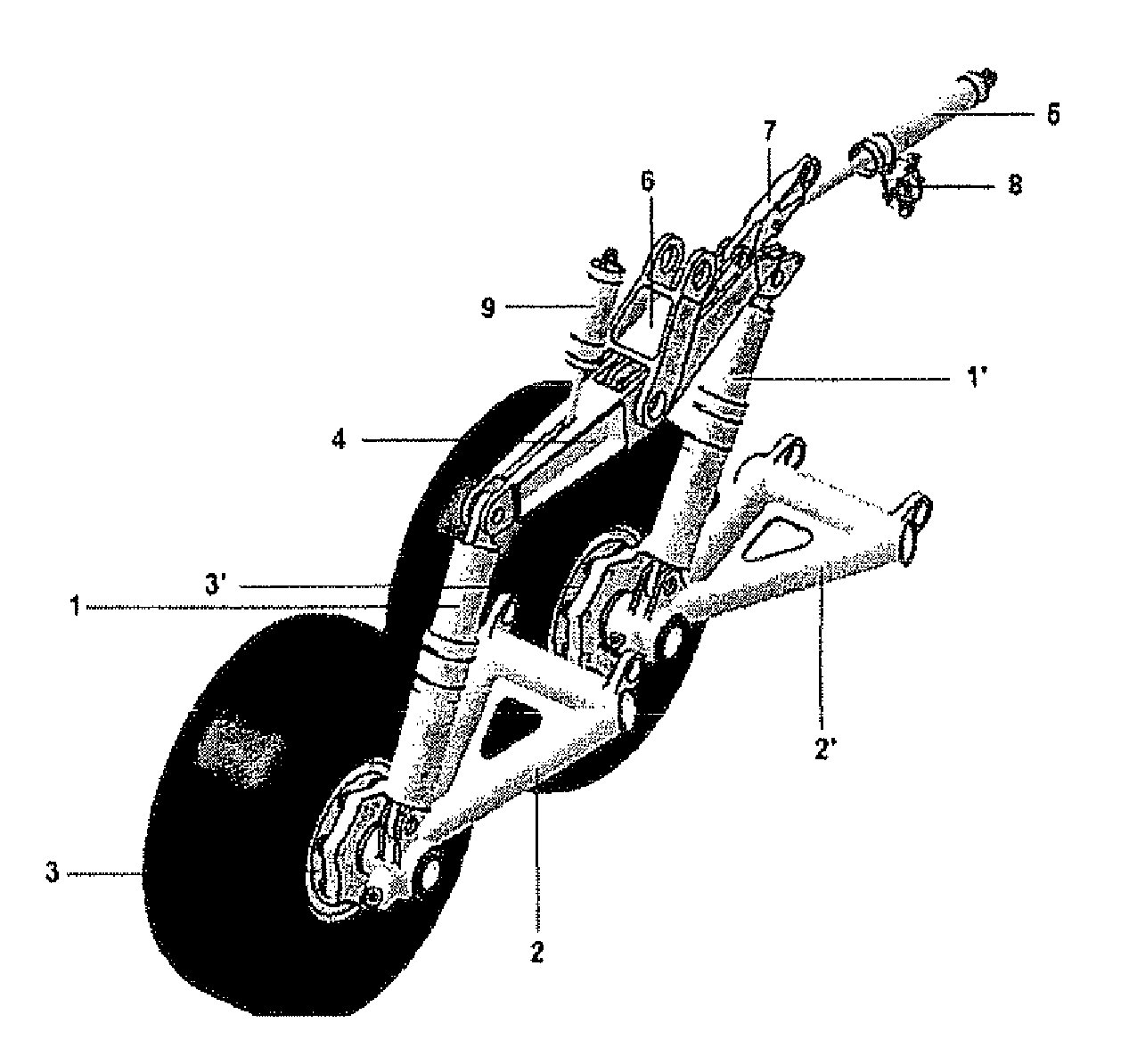 Landing gear mechanism for aircraft