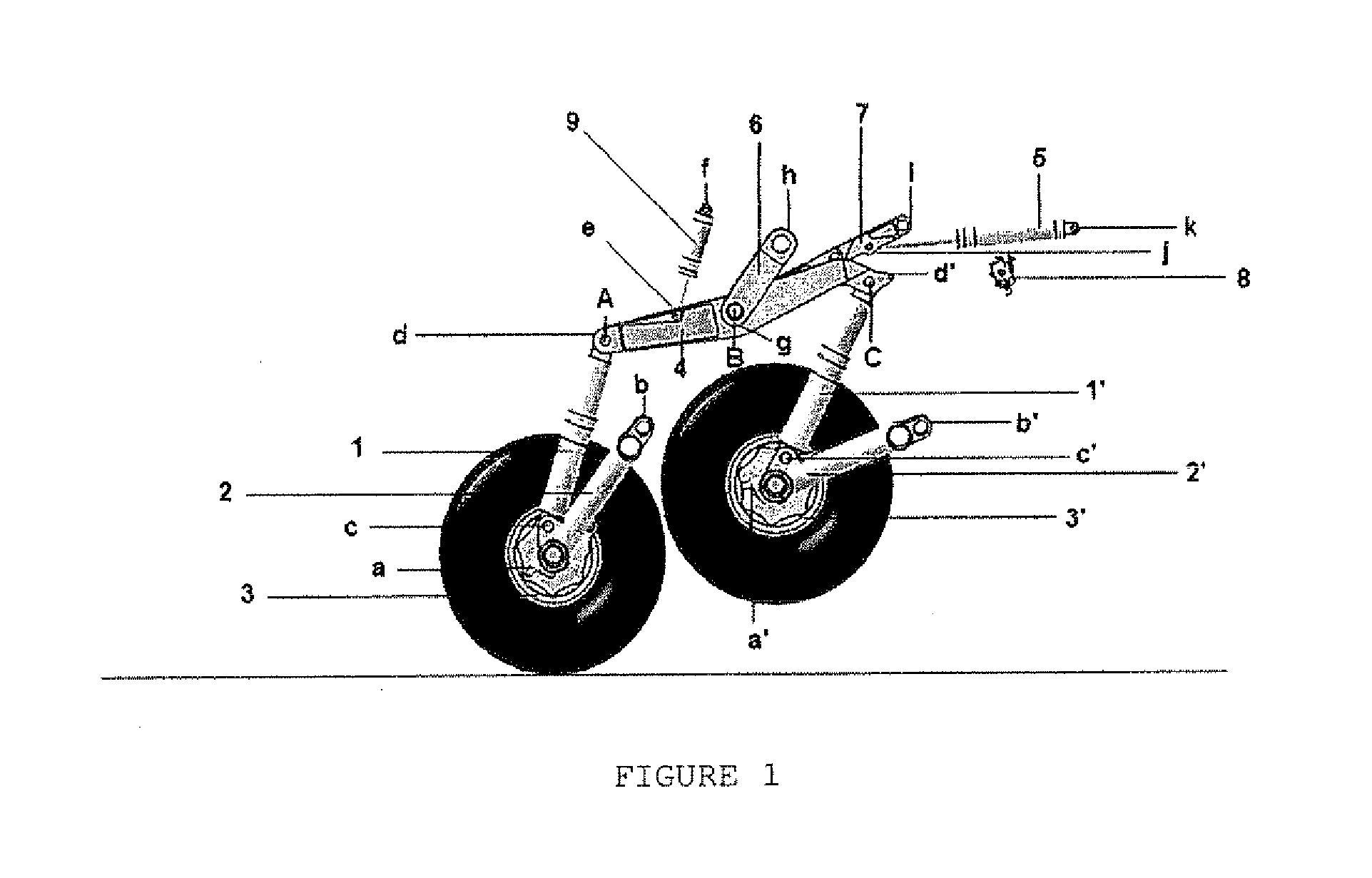 Landing gear mechanism for aircraft