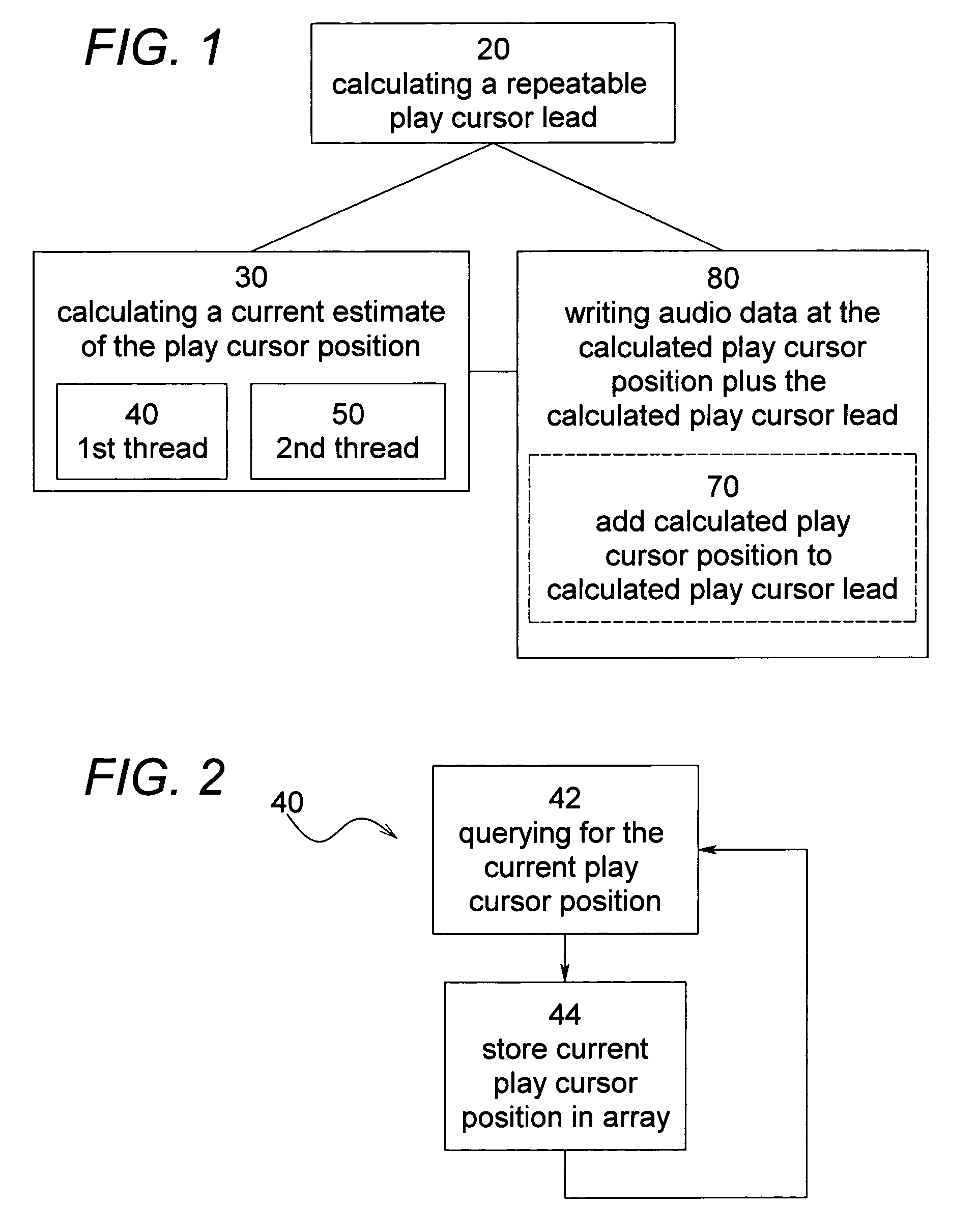 Software and process for play-cursor calculation