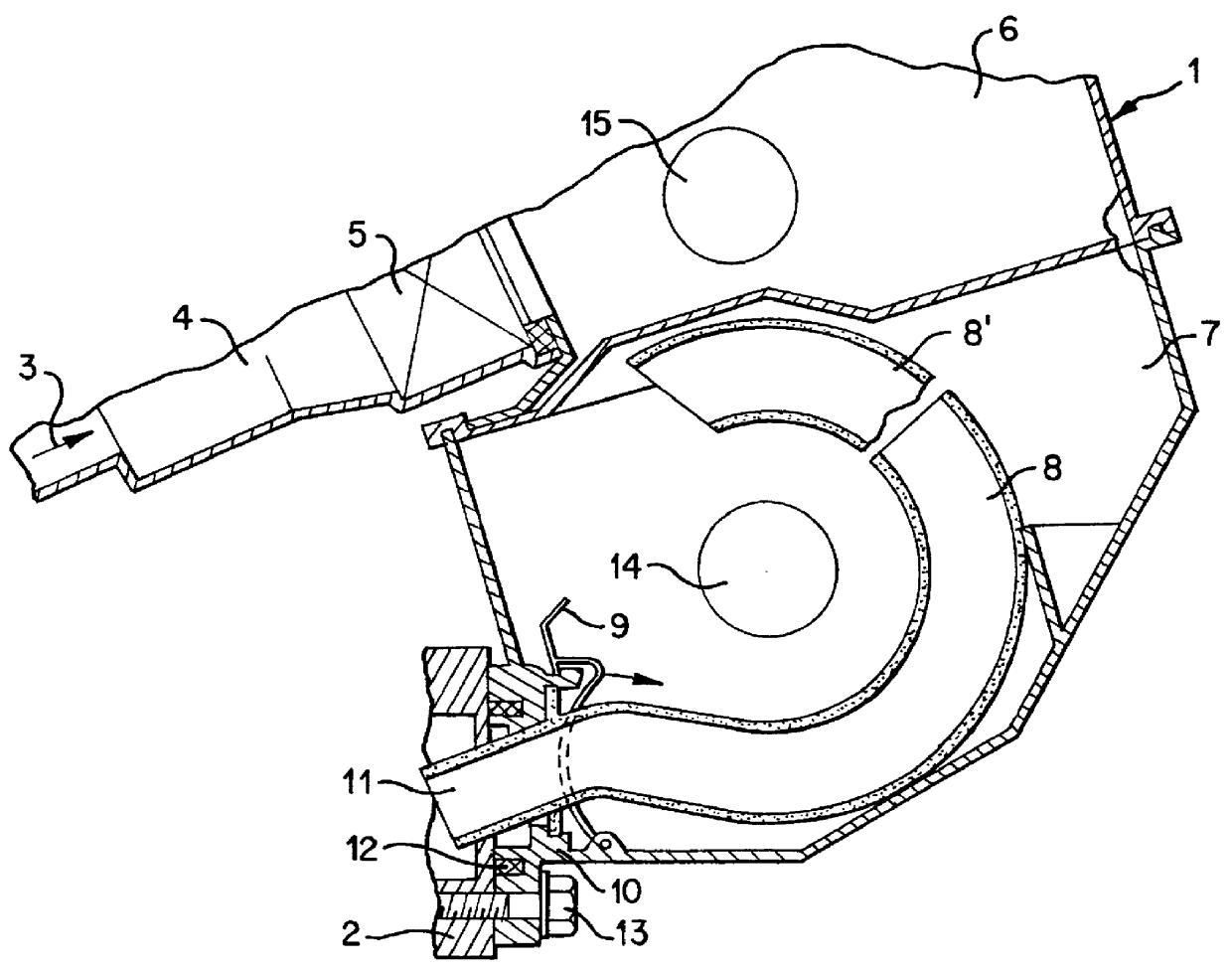 Air intake module for an internal combustion engine