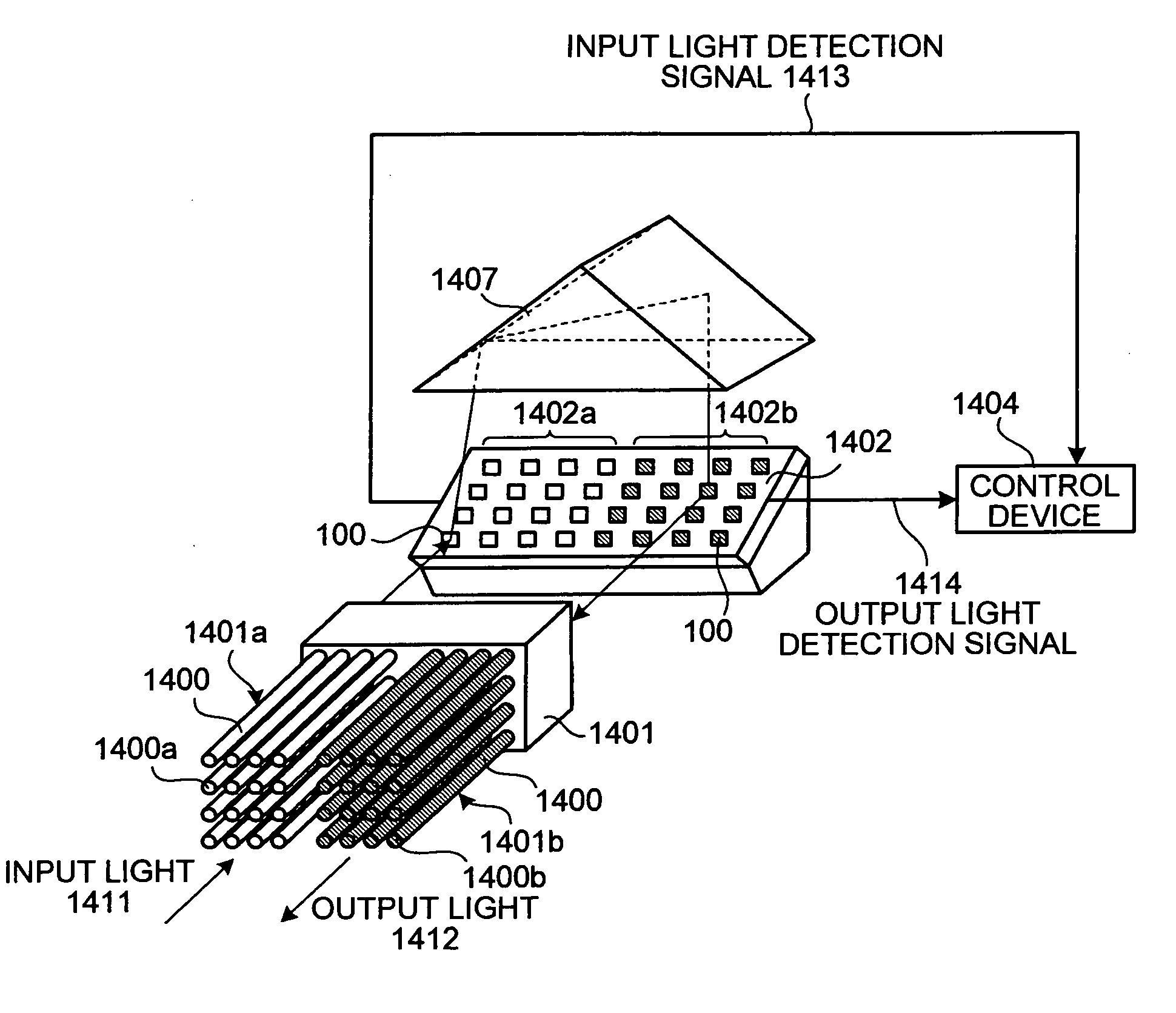 Micromirror element and optical switch