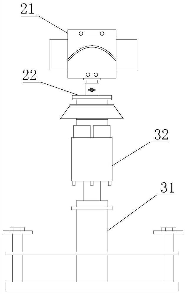 Pipeline support assembly type pile foundation structure