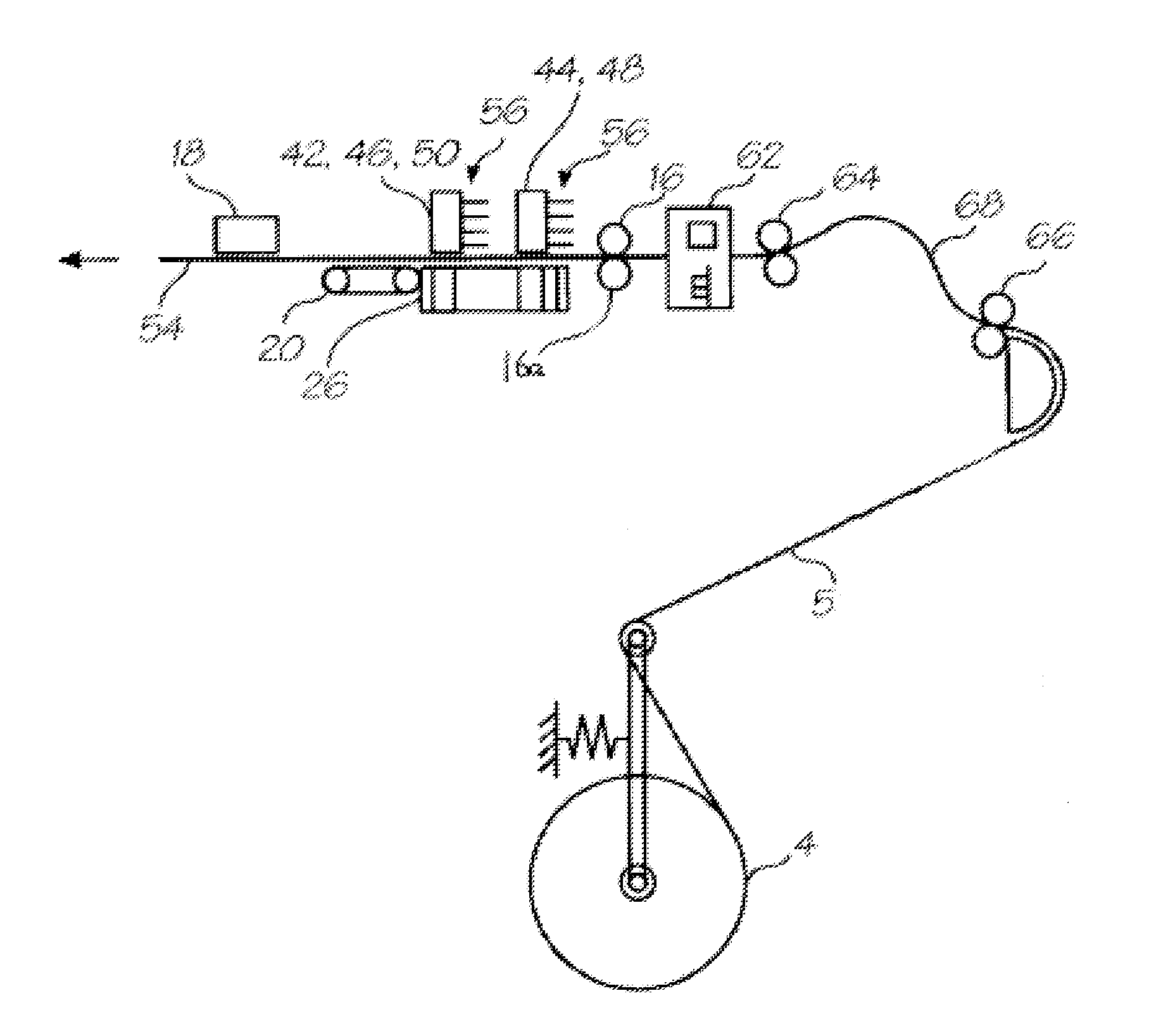 Printer with vacuum belt assembly having controlled suction