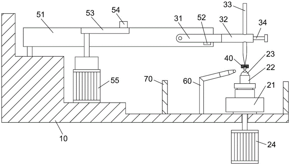 Finish machining device and method for concave surface of optical lens