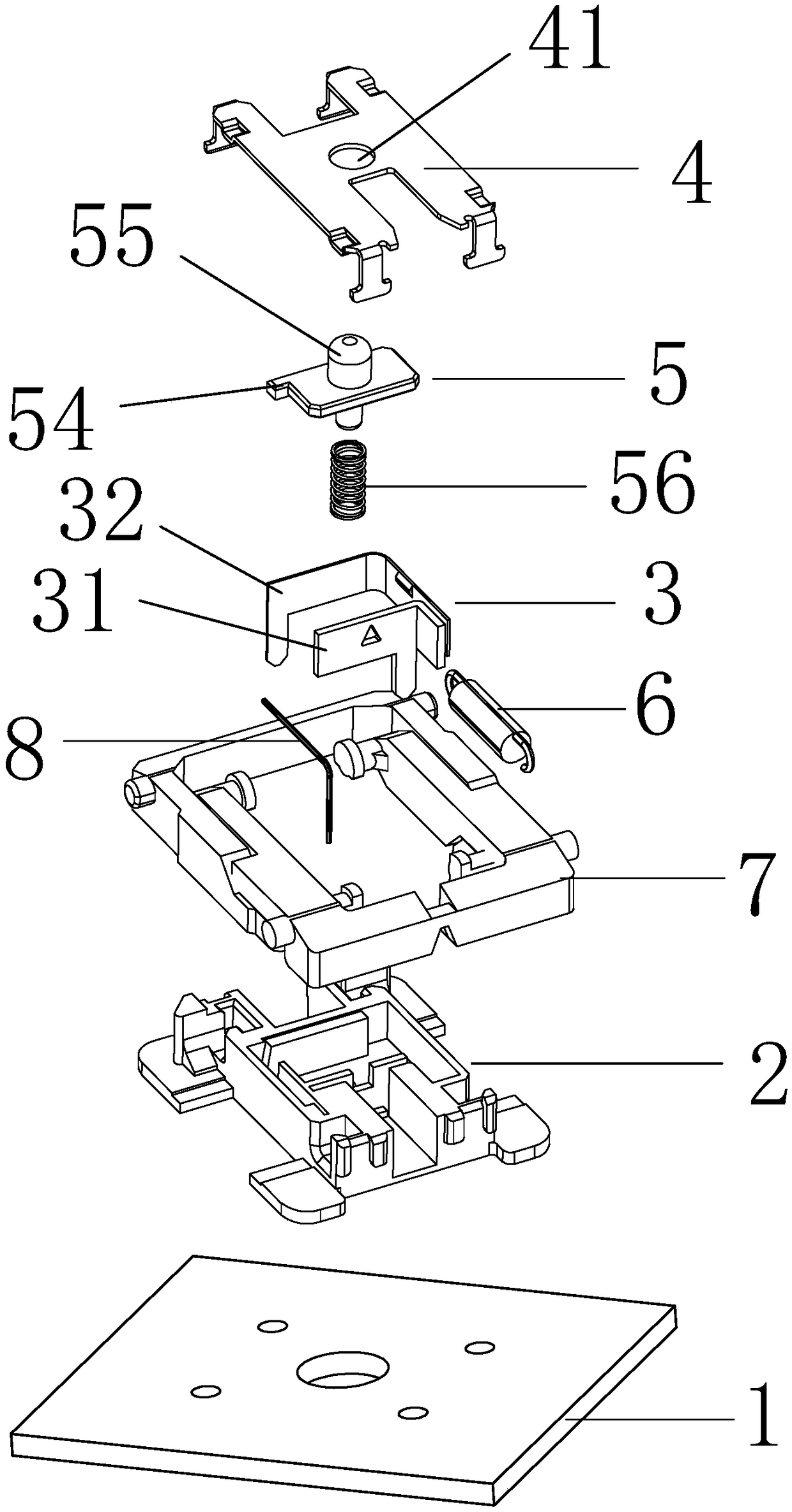 A thin keyboard switch