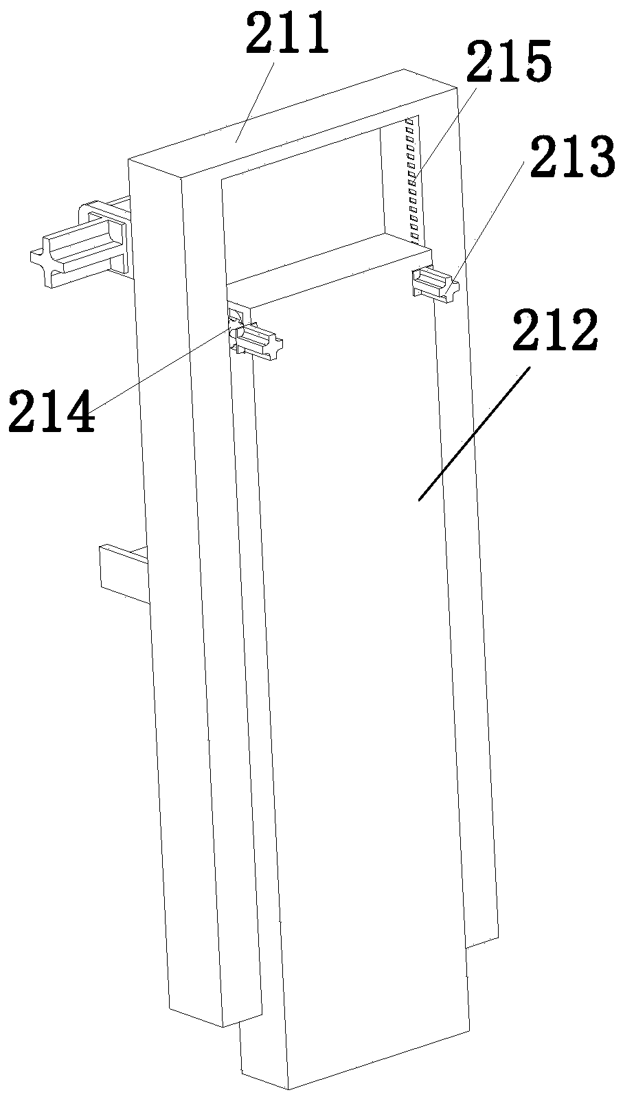 Detection device for building fire-fighting equipment