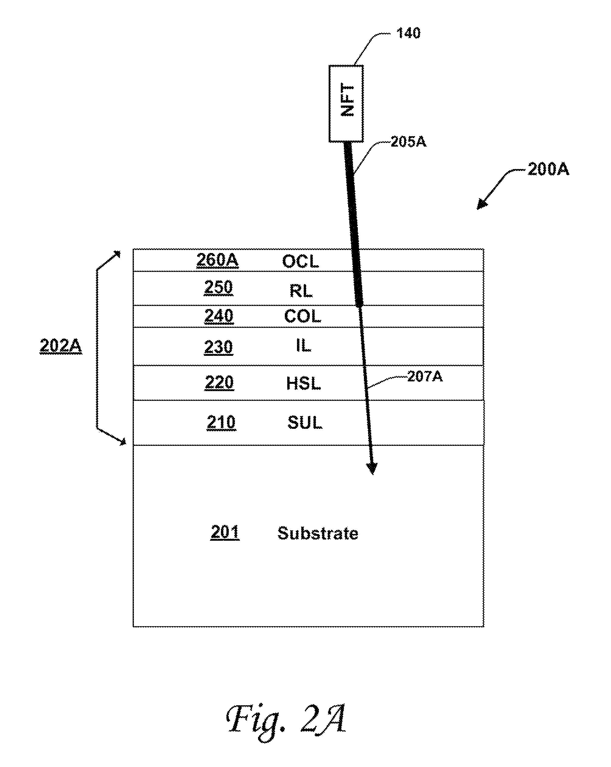 Absorption enhanced media for energy assisted magnetic recording
