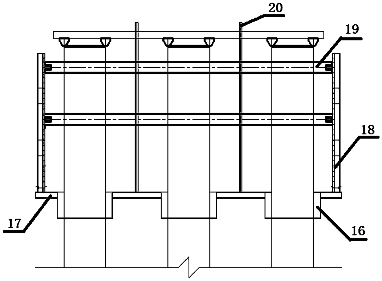Steel suspension box side plate and base plate connection device without top seal concrete and construction method thereof