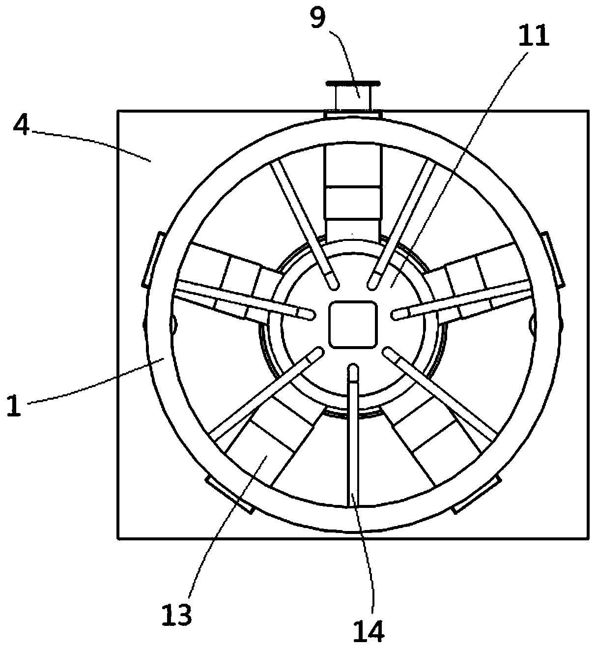 Bran feeding device for suspension furnace