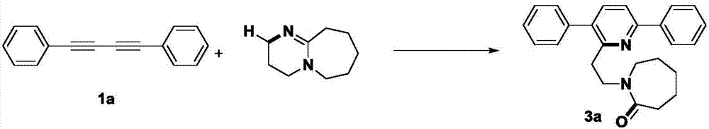 Method for synthesizing alpha-ethyl azacycloheptane-2-one substituted pyridine compounds