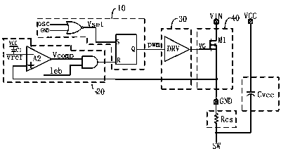A switching power supply and a control chip thereof