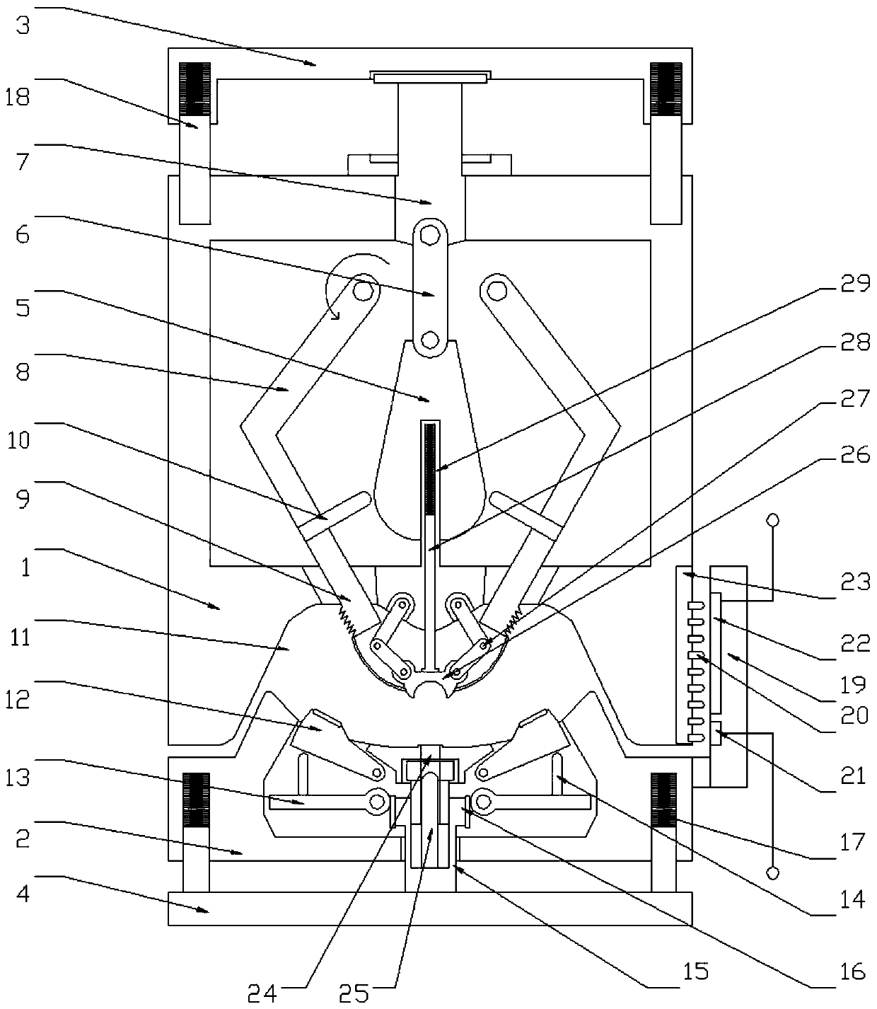 Cable positioning cable plug joint clamp for automation equipment