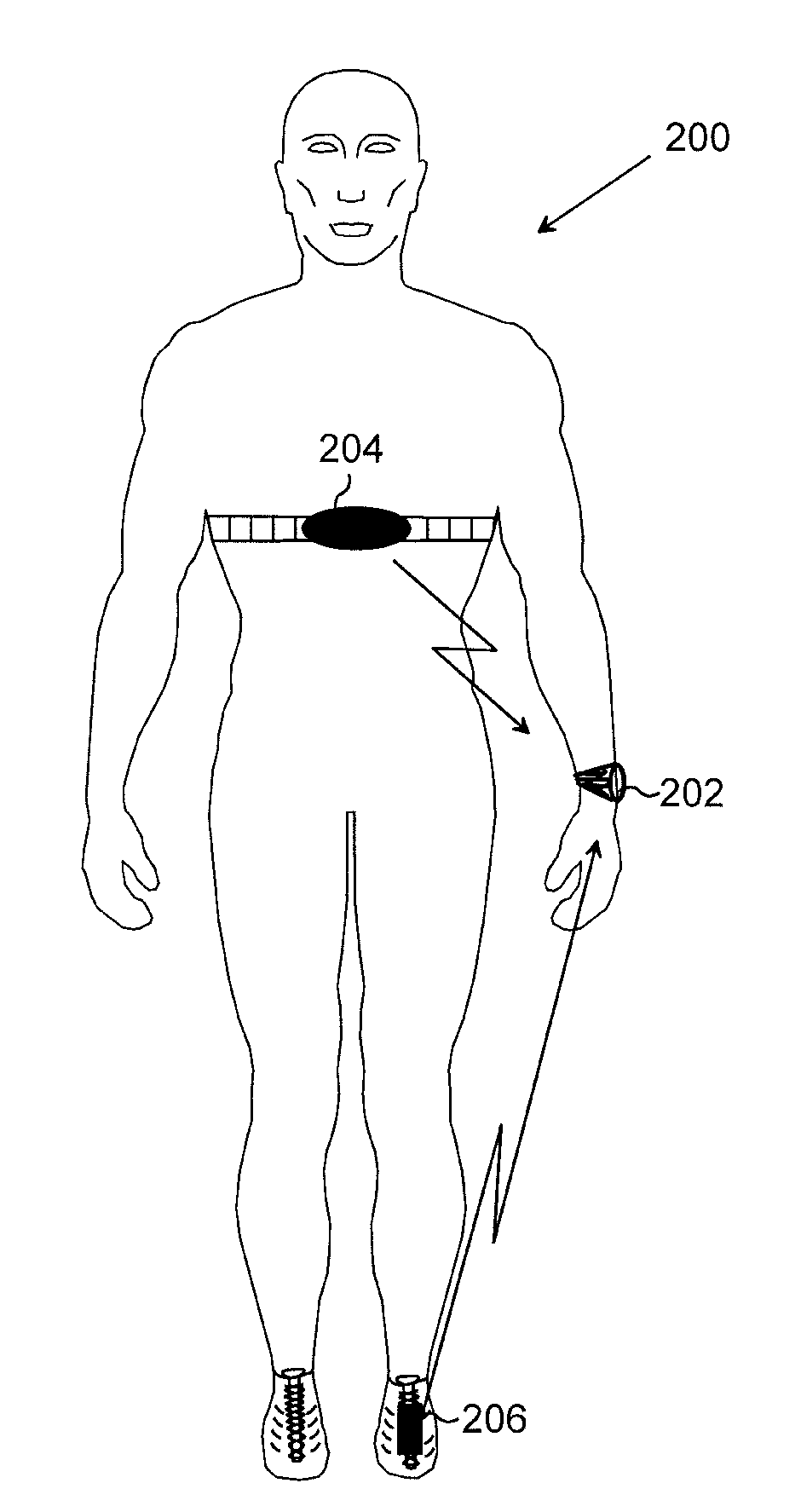 Portable electronic device, method, and computer-readable medium for determining user's activity level