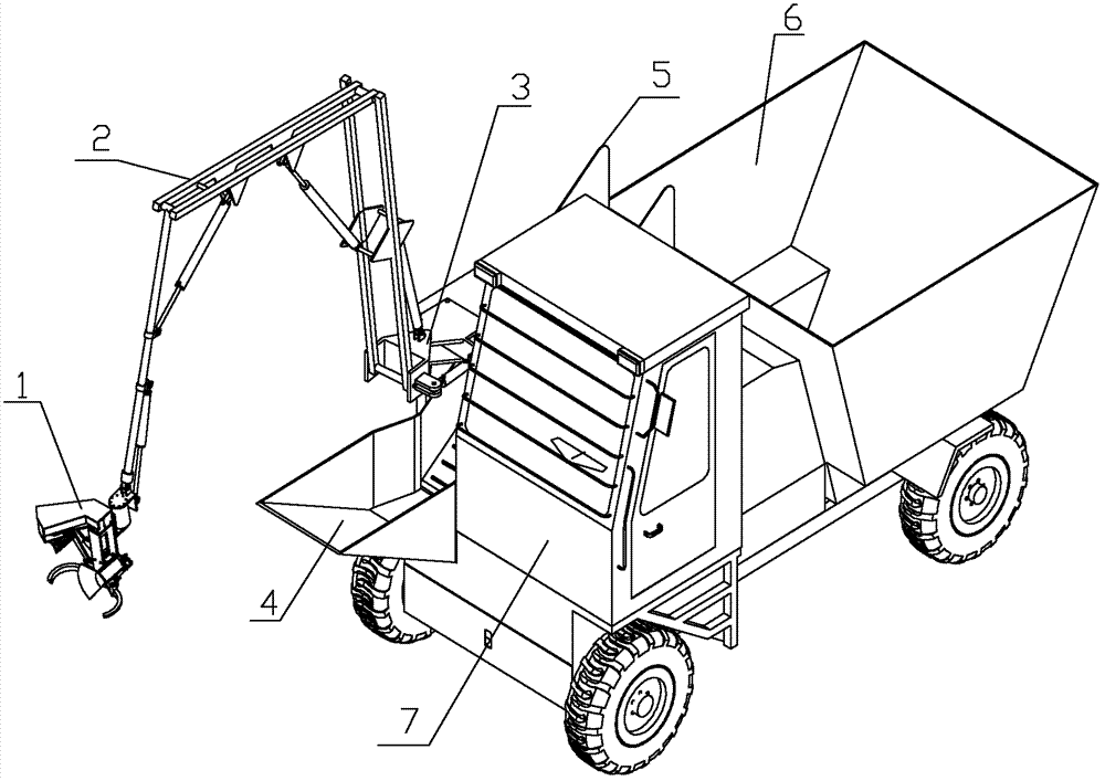 Mechanized fruit picking, collecting and transporting system and method