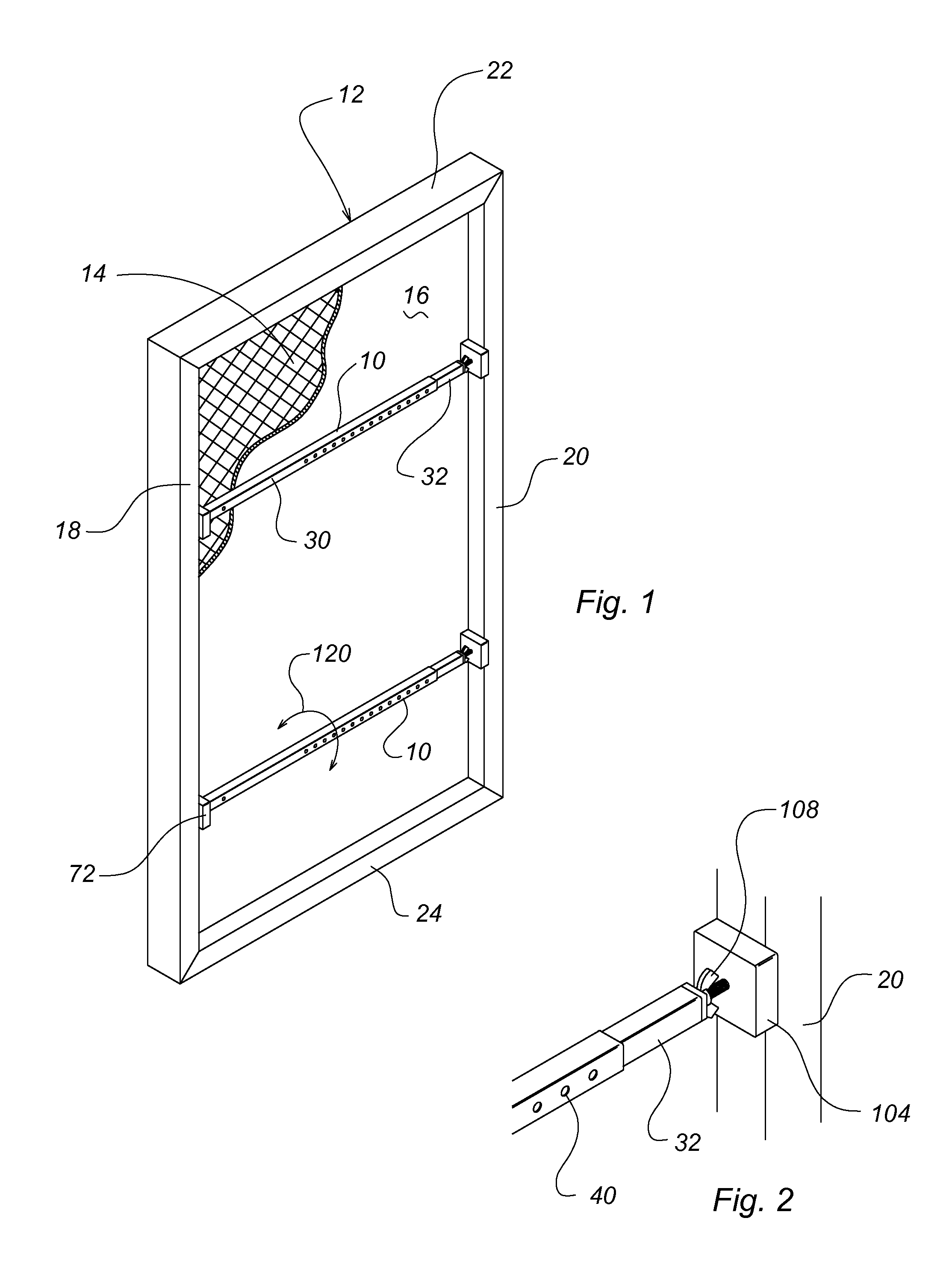 Apparatus for wind protection of building openings