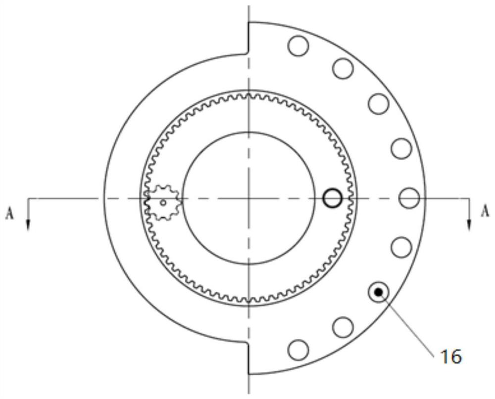 Online dynamic balancing device for centrifugal machine