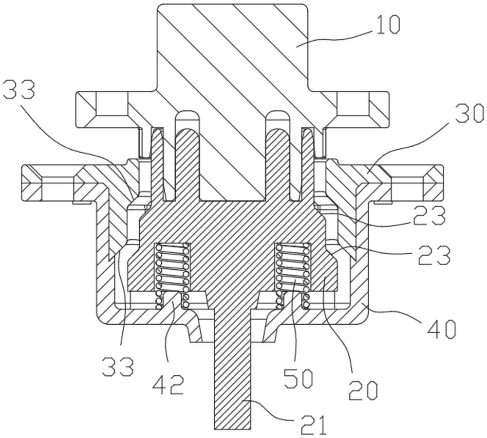 Floating type connector structure