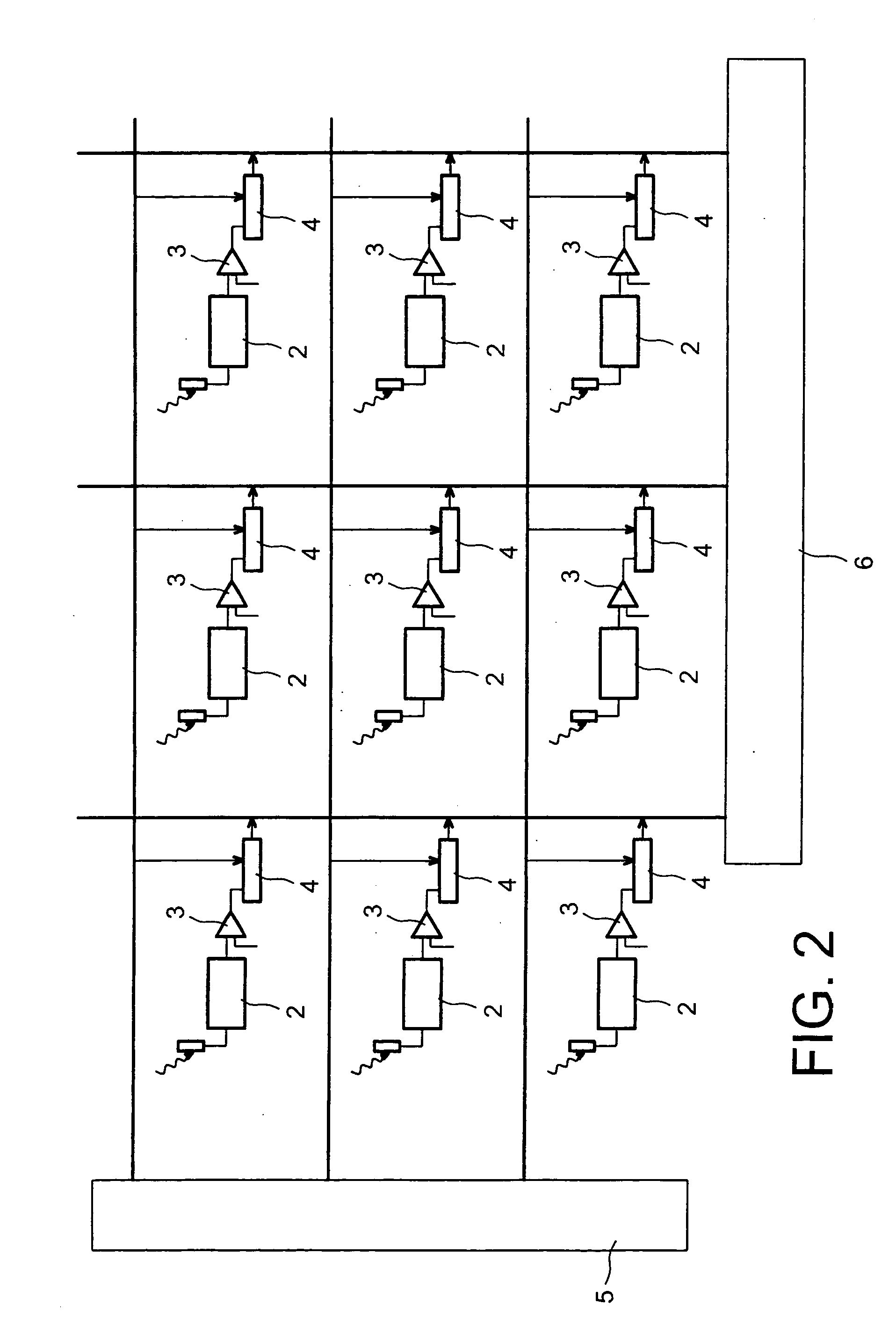 Particle detector and associated particle detection method