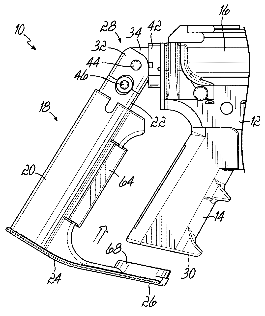 Foldable stock