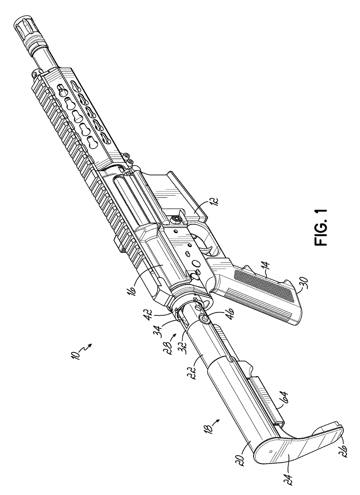 Foldable stock