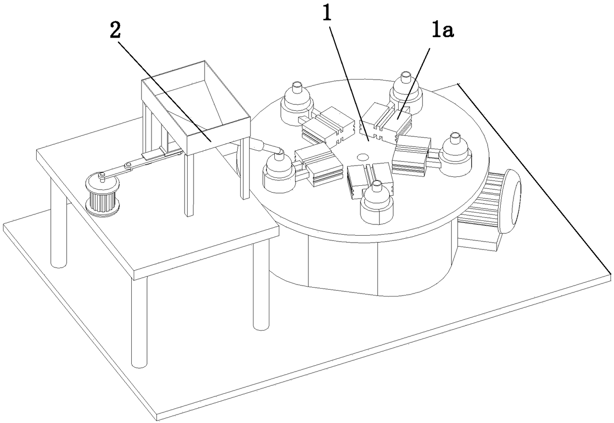 Feeding device for granule pill filling machine