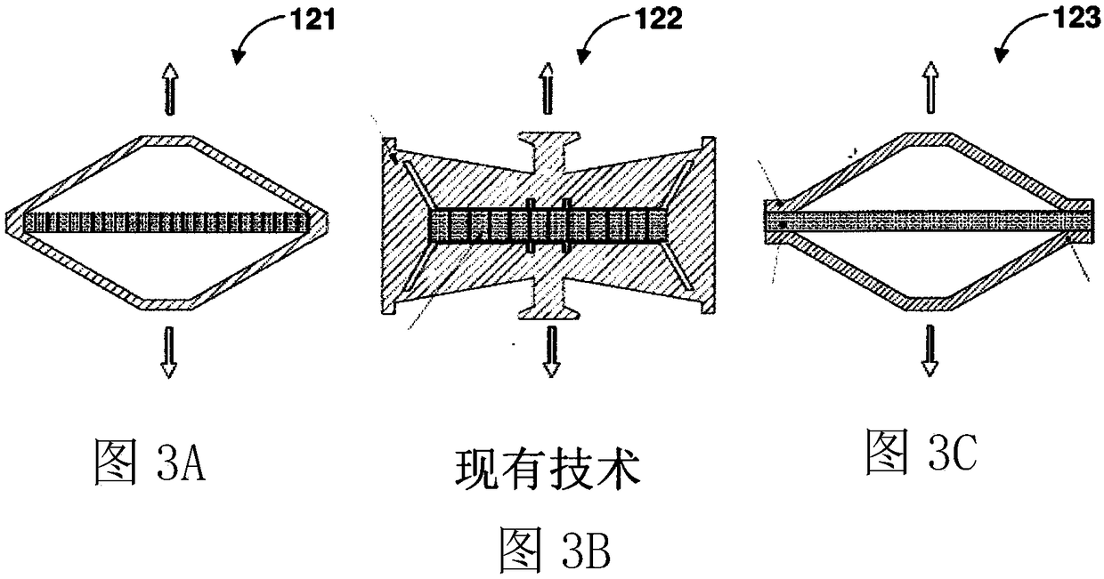Displacement connectors of high bending stiffness and piezoelectric actuators made of such