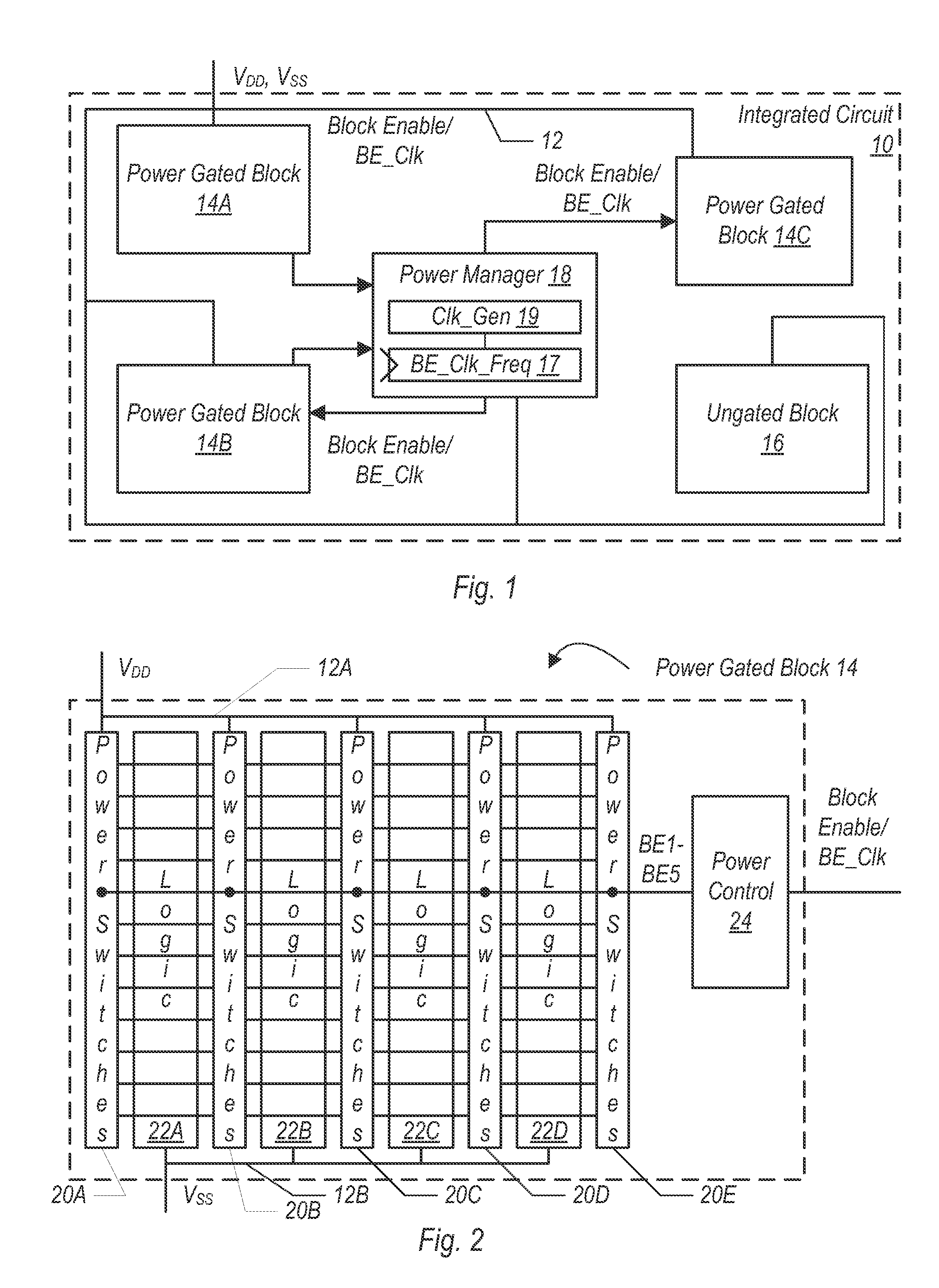 Multi-path power switch scheme for functional block wakeup
