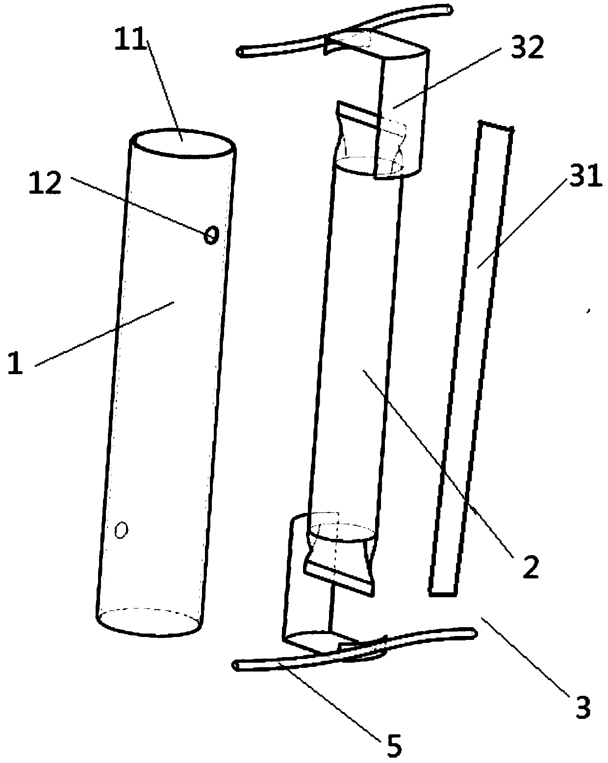 Environment-friendly flammable gas firecracker and firecracker string