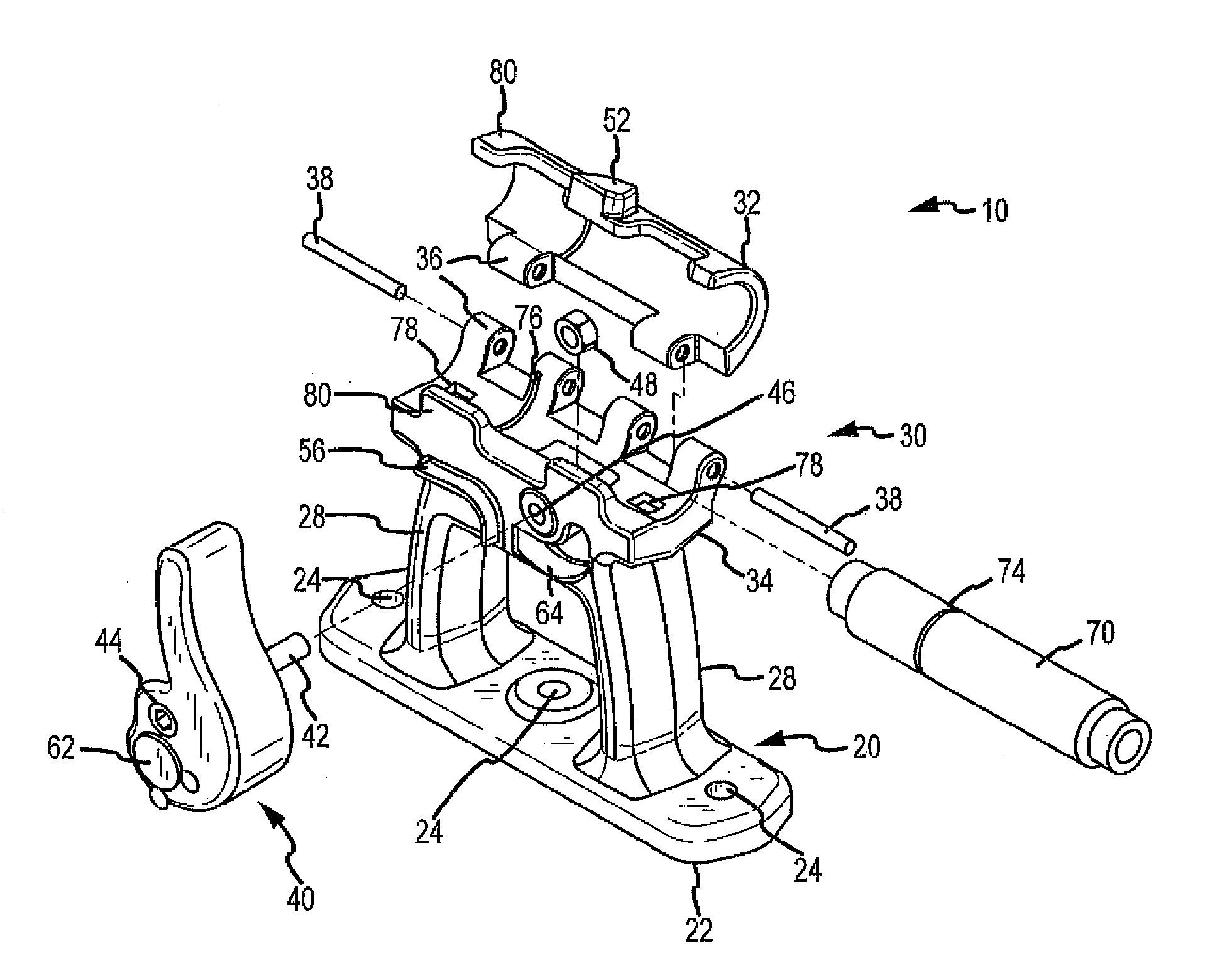 Carrier and Adaptor for Transporting a Bicycle on a Fork Mount Holding/Transporting System