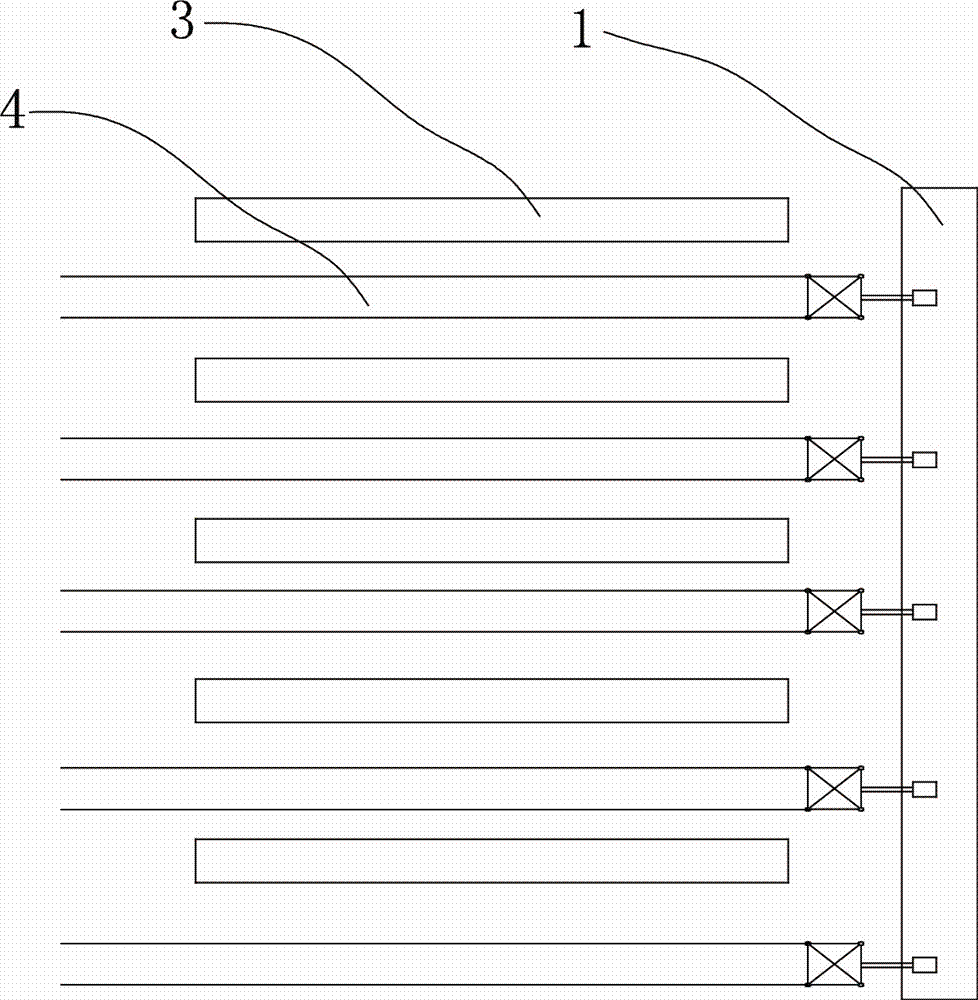 Split automatic book return system