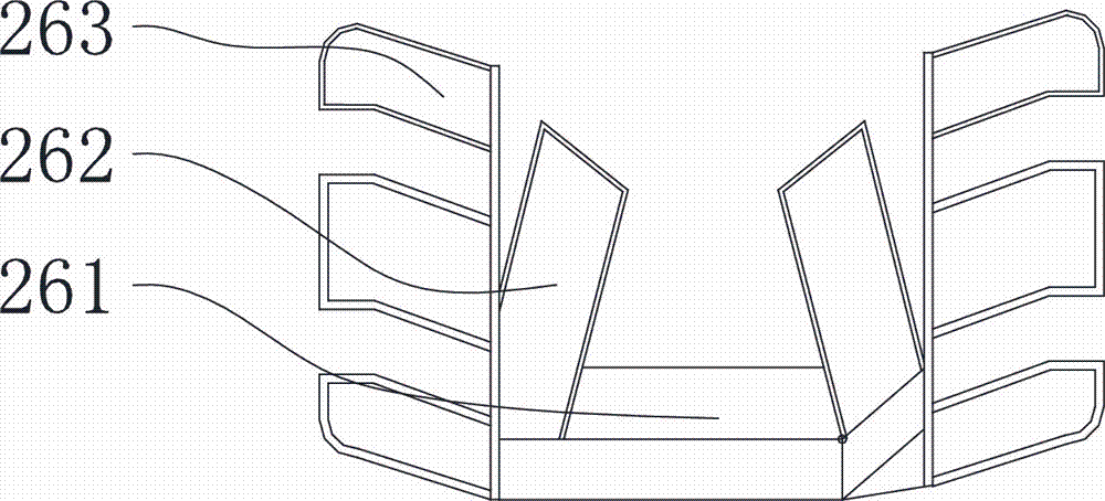 Split automatic book return system