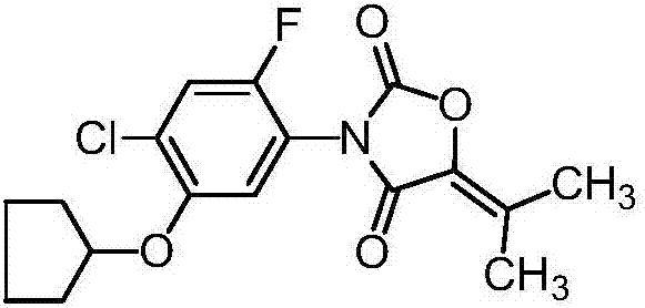 Pentoxazone-and-ipfencarbazone-containing weedicidal composition