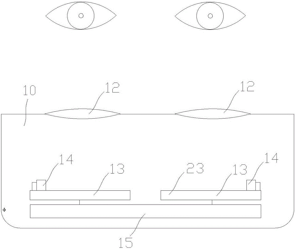 Near-to-eye display device capable of automatically measuring interpupillary distance and method