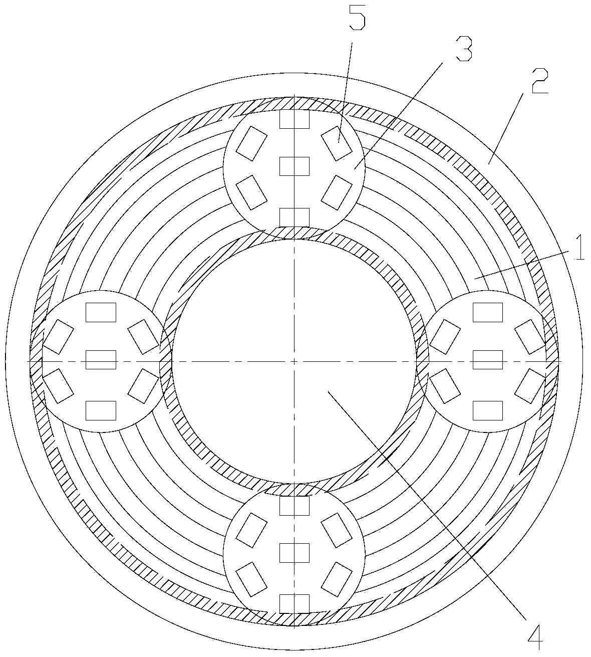 Copper disc for sapphire polishing and disc repair method thereof