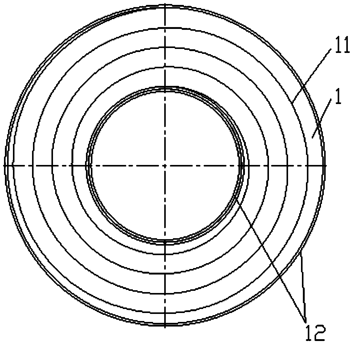 Copper disc for sapphire polishing and disc repair method thereof