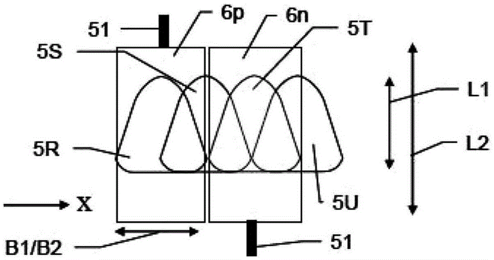 Capacitive linear encoder