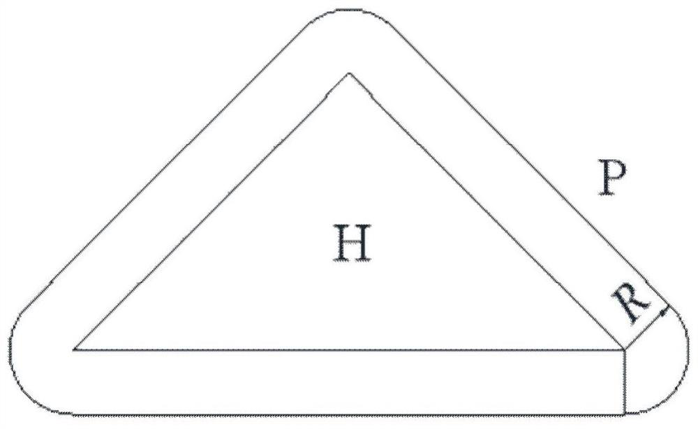 A Discrete Element Method for Deformable Two-dimensional Arbitrarily Rounded Convex Polygon