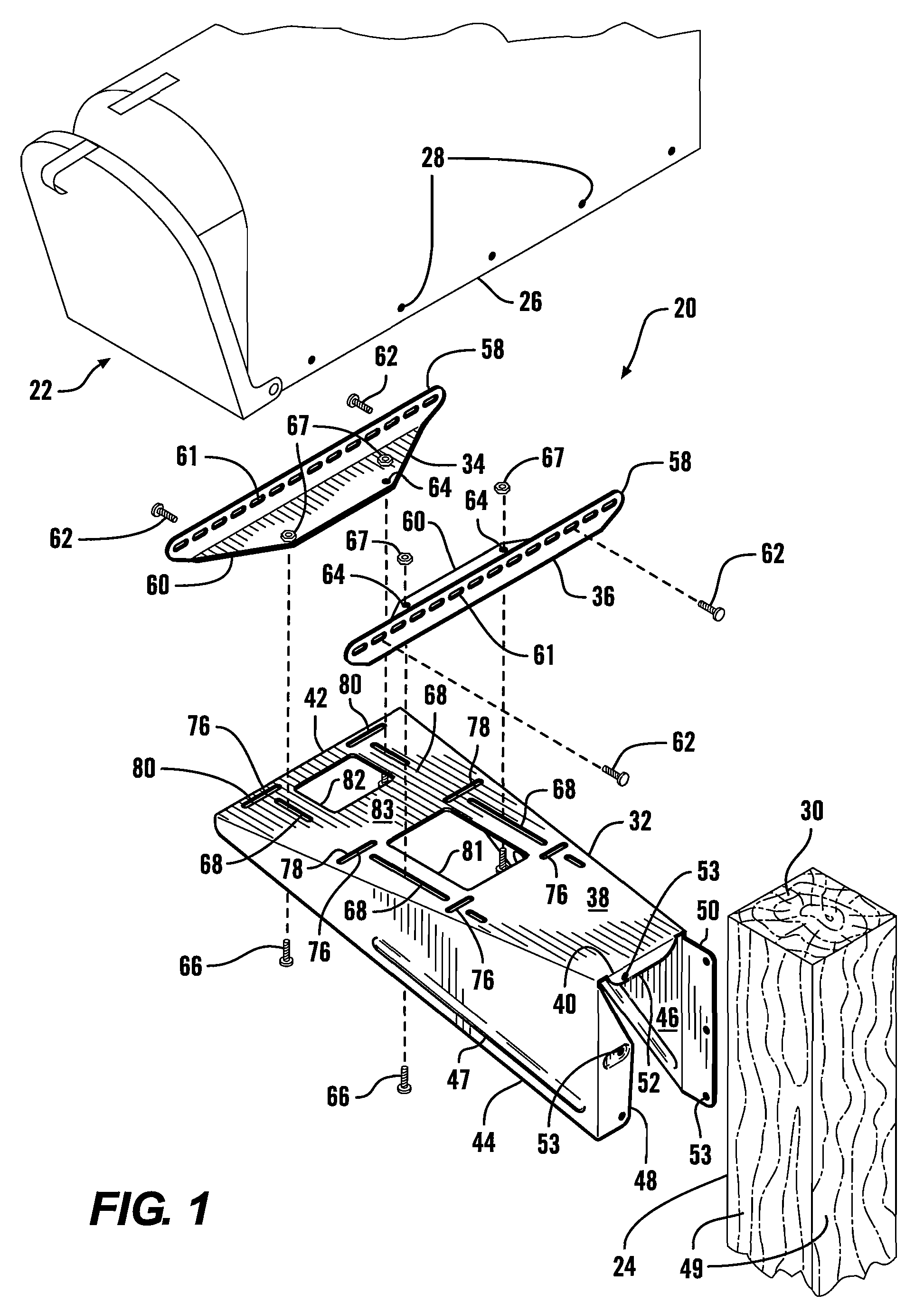 Universal mounting assembly