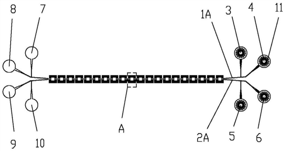 A microfluidic chip for precise assembly of single particles and single particle assembly method