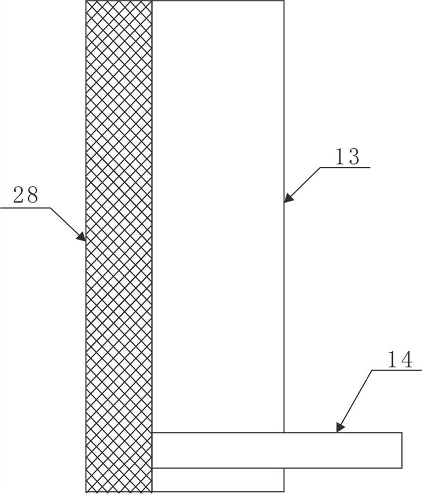 Device and method for measuring adhesion strength of bridging type plugging material and rock wall surface